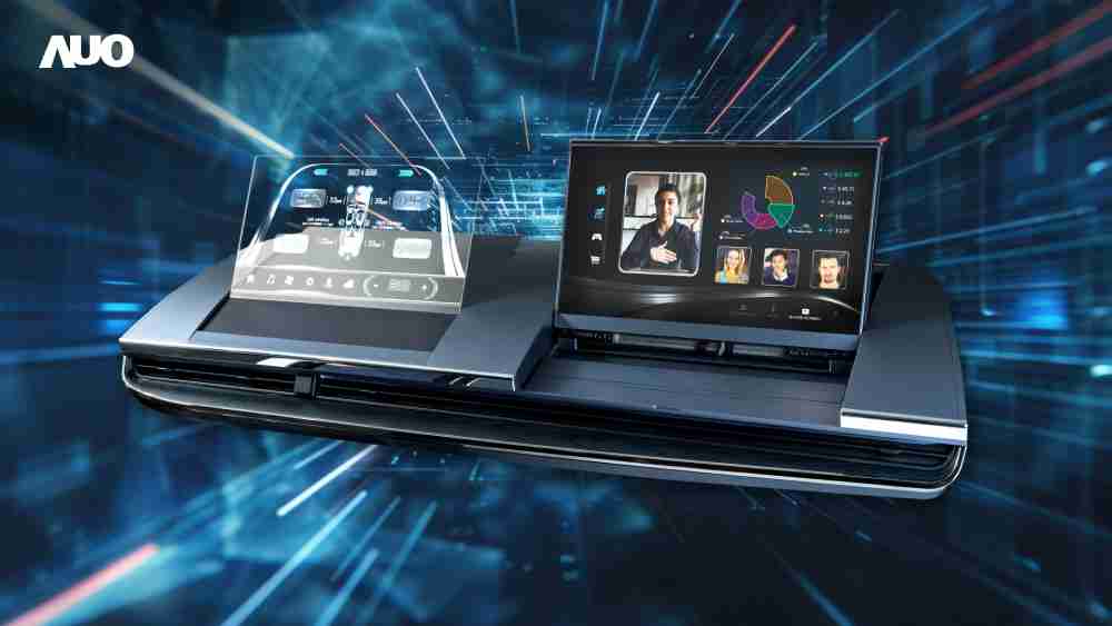 888.BY集团电子游戏Micro LED Display HMI解决方案打造透明Micro LED前座仪表，，呈现信息并保留驾驶视野开阔；亦为副驾驶座乘客打造收放自如的Micro LED屏幕，，，在不影响显示质量的前提于显示区内建镜头，，，让用户能与视讯对象直接眼神接触，，，提供绝佳的双向沟通体验