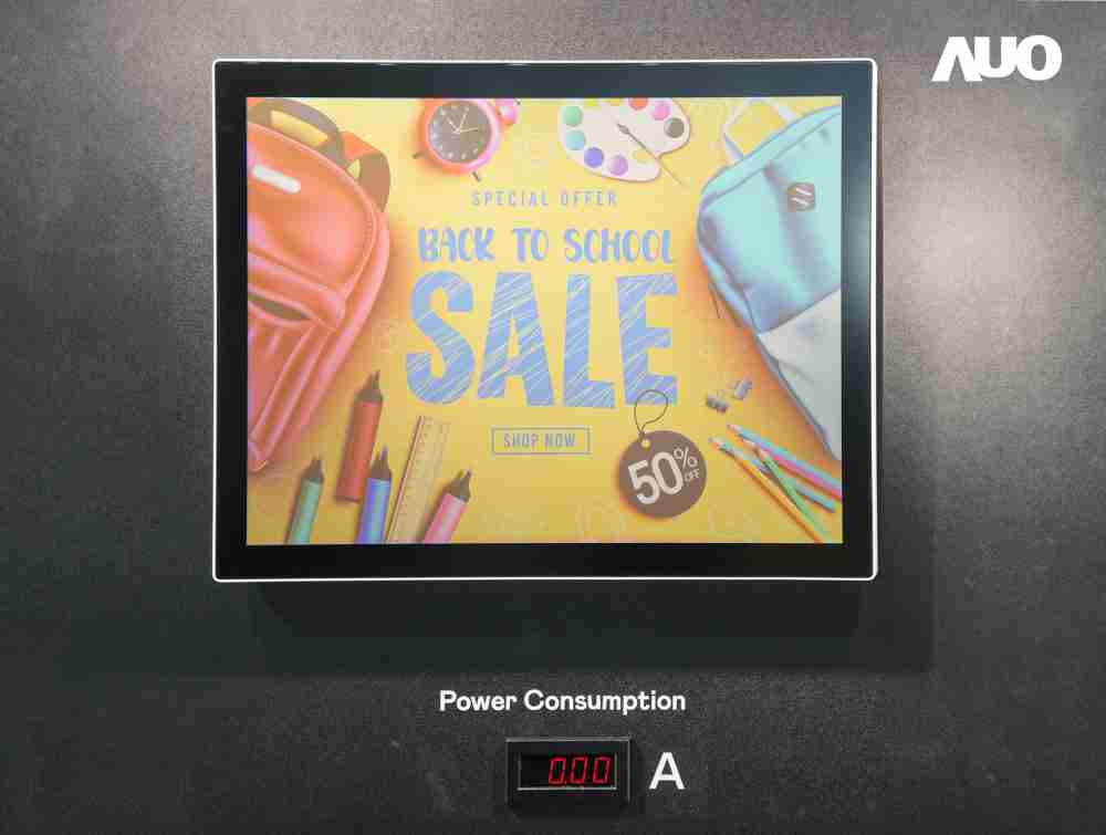 888.BY集团电子游戏展示胆固醇液晶超低耗能户外全彩显示器，，，，ChLC（胆固醇液晶）以双稳态技术使静态显示零功耗，，，，具省电、、、高彩度、、、环保的特性，，，，还整合软硬件系统解决方案，，可透过单一云端平台管理